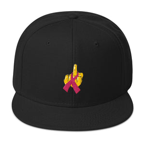 F Cancer Snapback - Black